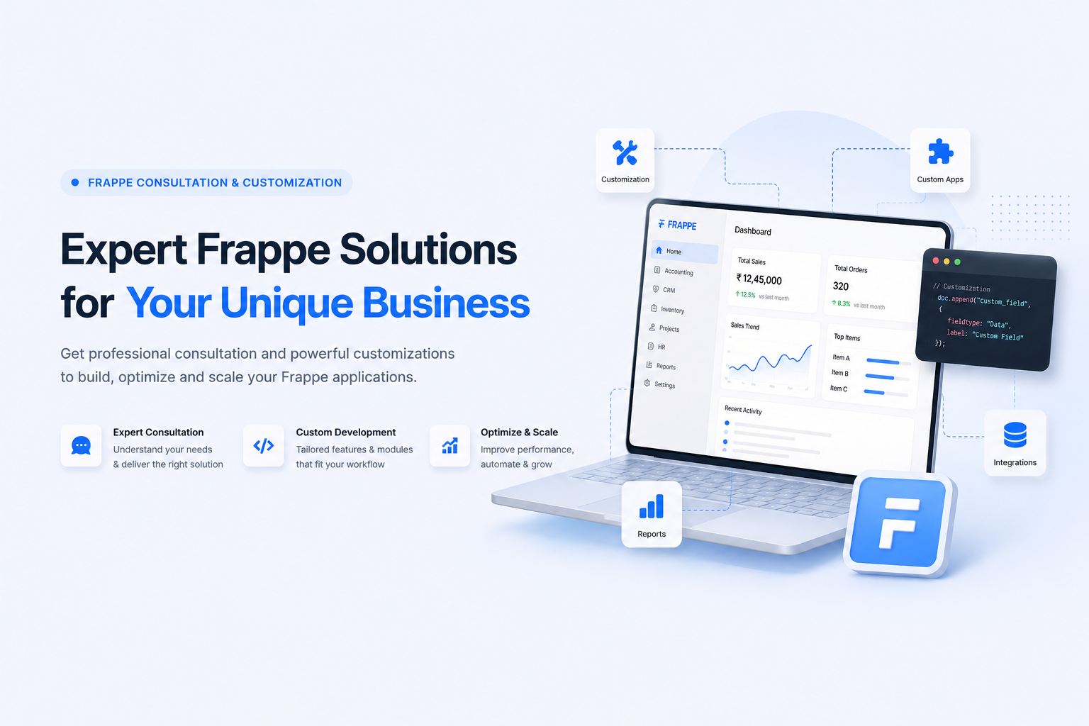 SahyagiriTech ERP banner